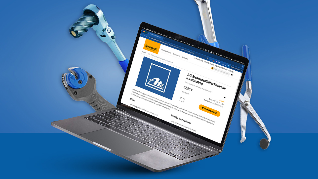 Unser Webshop für ATE Werkzeuge ist online